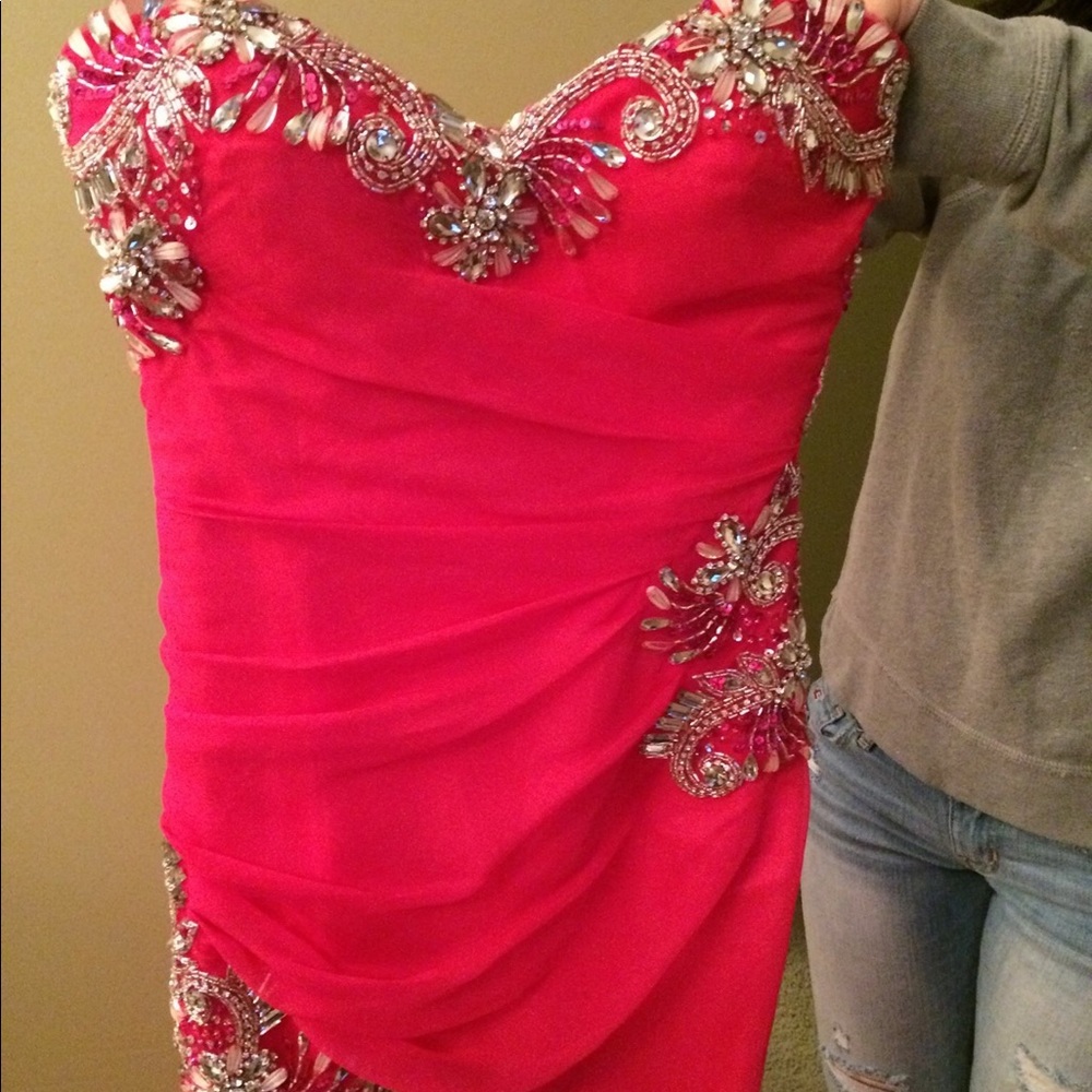 Women’s hot pink dress